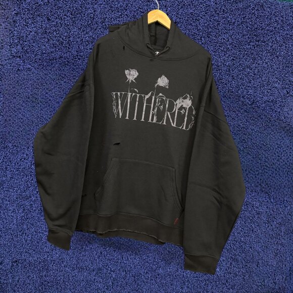 D4VD Withered Distressed Hoodie Size Large - Picture 3 of 4